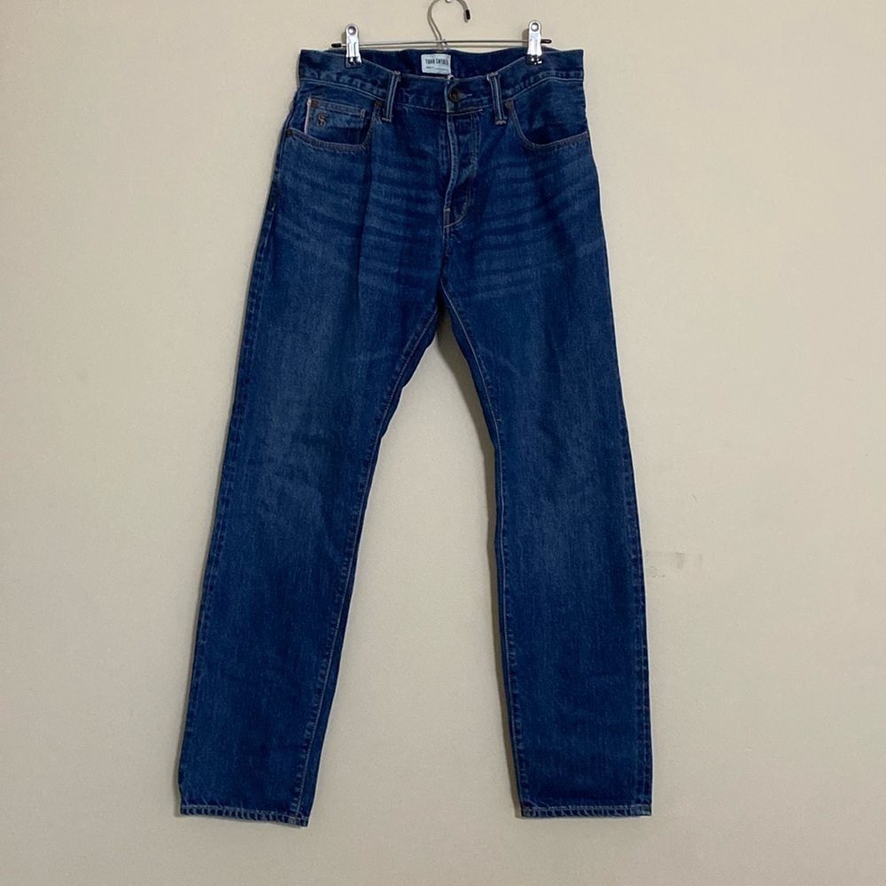 Todd Snyder Men's Light Blue Jeans mens 31X32 slim fit casual office retro Y2K